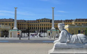 Schoenbrunn Palace in Vienna, Austria